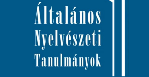 Tanulmányok az anyanyelv-elsajátítás köréből