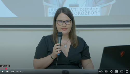 A verbális agresszióról tartott előadást Varga Marianna a MÚOSZ-ban